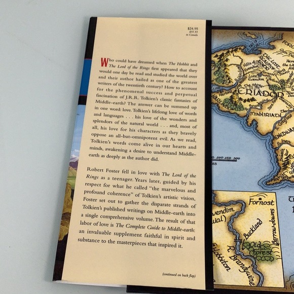 Robert Foster The Complete guide to Middle Earth Hard cover book EUC - Picture 7 of 10